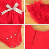 Red Ruffle Romper