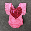 Sequin Heart Romper