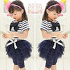 Stripe Tutu Pant Set